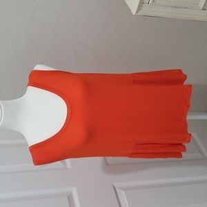 Cabi Style 5402 Orange Hangout Tank Top Size M